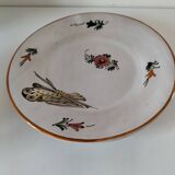 owl plate signed Sberna Deruta