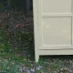 Parisian wardrobe in Clay Green wood – 2 moulded doors – H188 cm