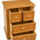 Commode en épicéa massif – 4 tiroirs – Style campagne scandinave