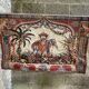 Upholstery headboard 1x0,8m elephant print