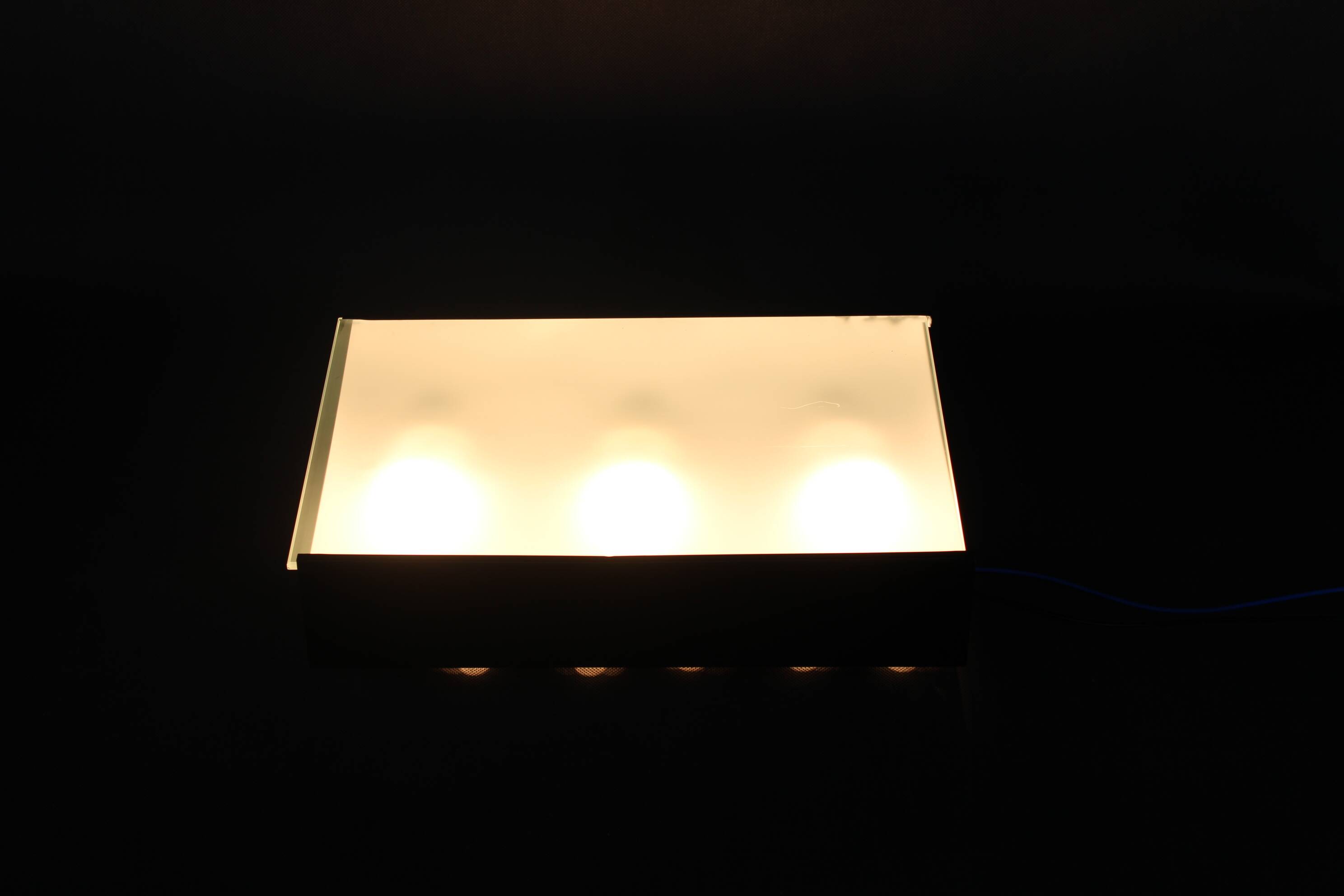 1970s Flush Mount or Wall Lamp by Kamenicky Senov, Czechoslovakia