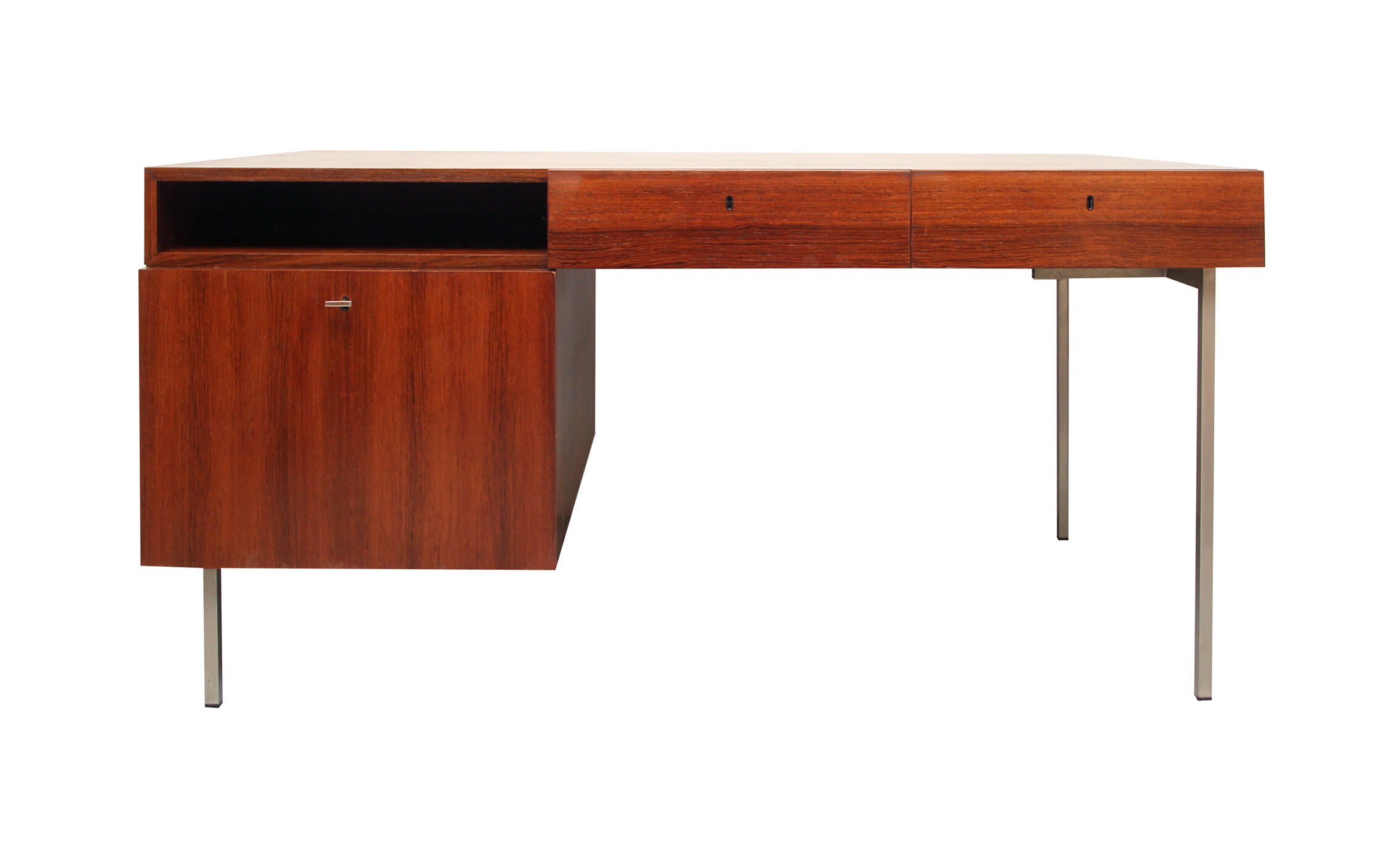 1970s desk in rosewood