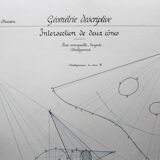 Study drawing Geometry Arts et Métiers 1907