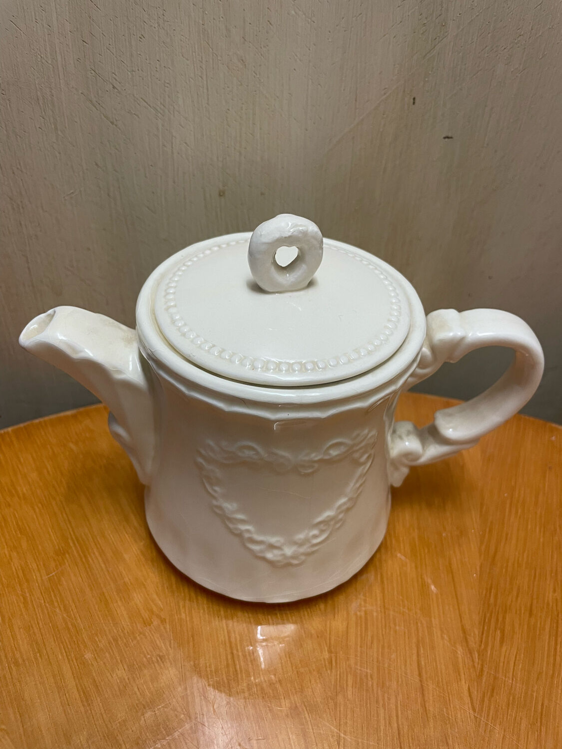 Antique porcelain teapot