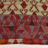 6x12 Orientel Turkish Kilim Rug, 172x369Cm