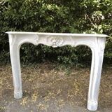 18th century wooden fireplace