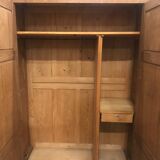 Wardrobe - Vintage solid oak pendant 1950