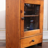 Wooden medicine cabinet