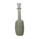Carafe en verre gravé effet dentelle cote pointe de diamant ancienne