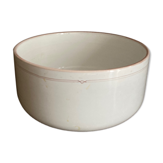 Salad bowl in glazed pottery by Dieulefit