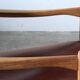 Pair of vintage Per-Olof Scotte "Premier 69" oak armchairs in cognac leather