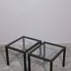 Pair of Pierre Vandel Paris side tables, 1970s