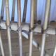 Rocking chair rattan and bamboo sixties