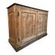 Antique French work cabinet in pine with two doors – rustic country style