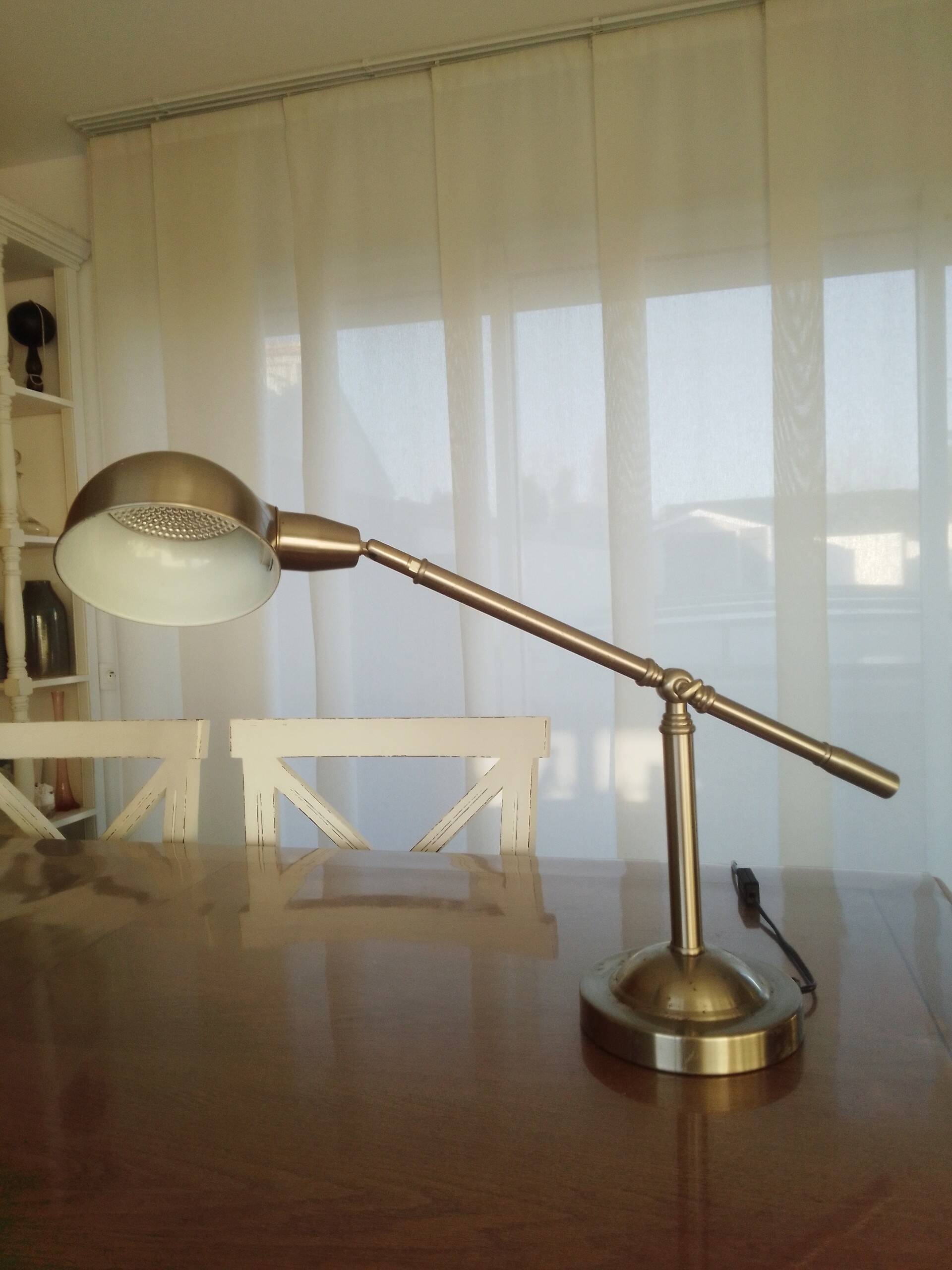 Chrome desk lamp Seylumière model 0033574