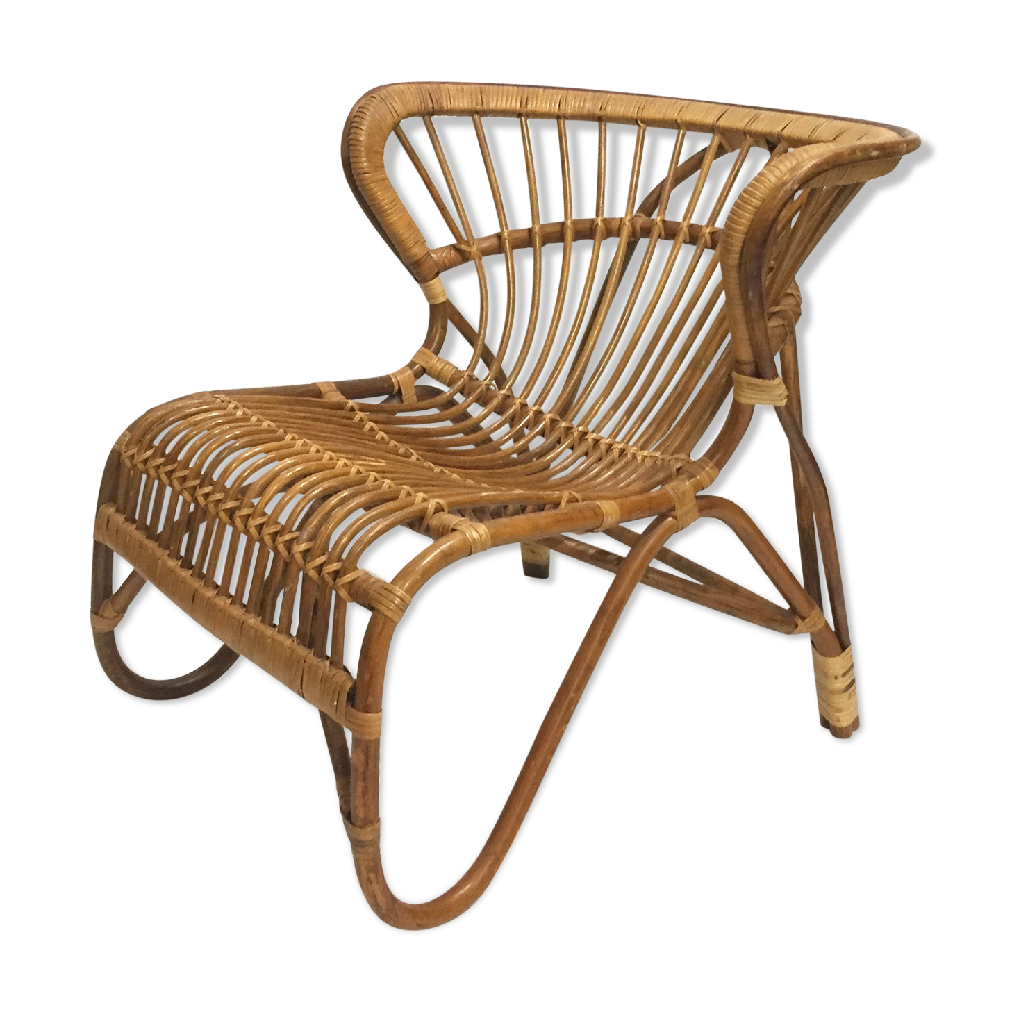 Viggo Boesen rattan armchair