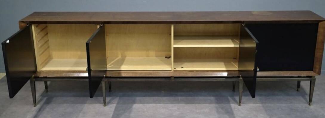 Buffet français, années 1950, noyer