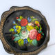 Metal tray Russian folk craft Jostovo