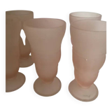 Set of 5 glasses for smoothies/cocktails or ice cream.