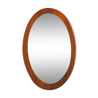 Scandinavian oval mirror