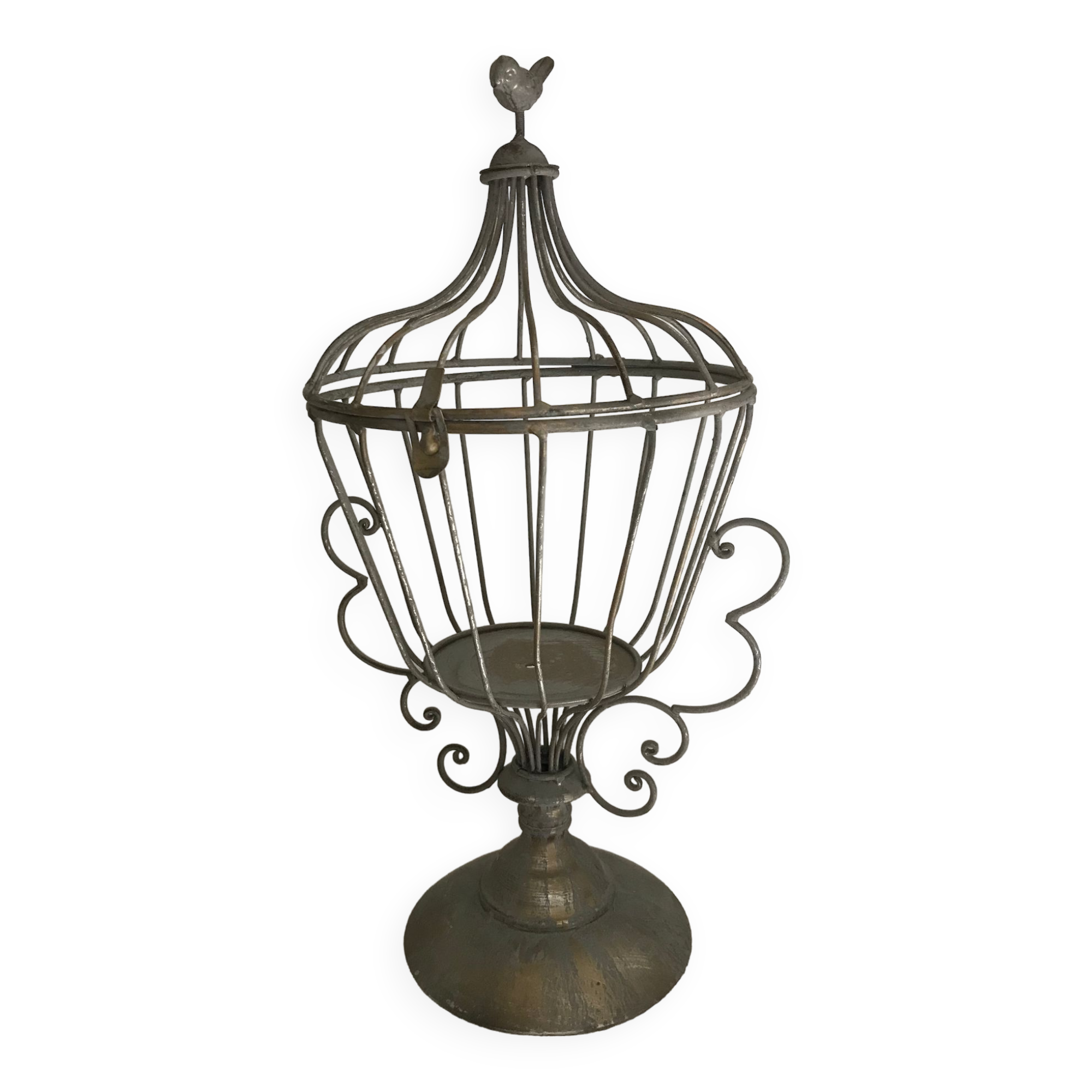 Decorative metal bird cage