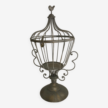 Decorative metal bird cage