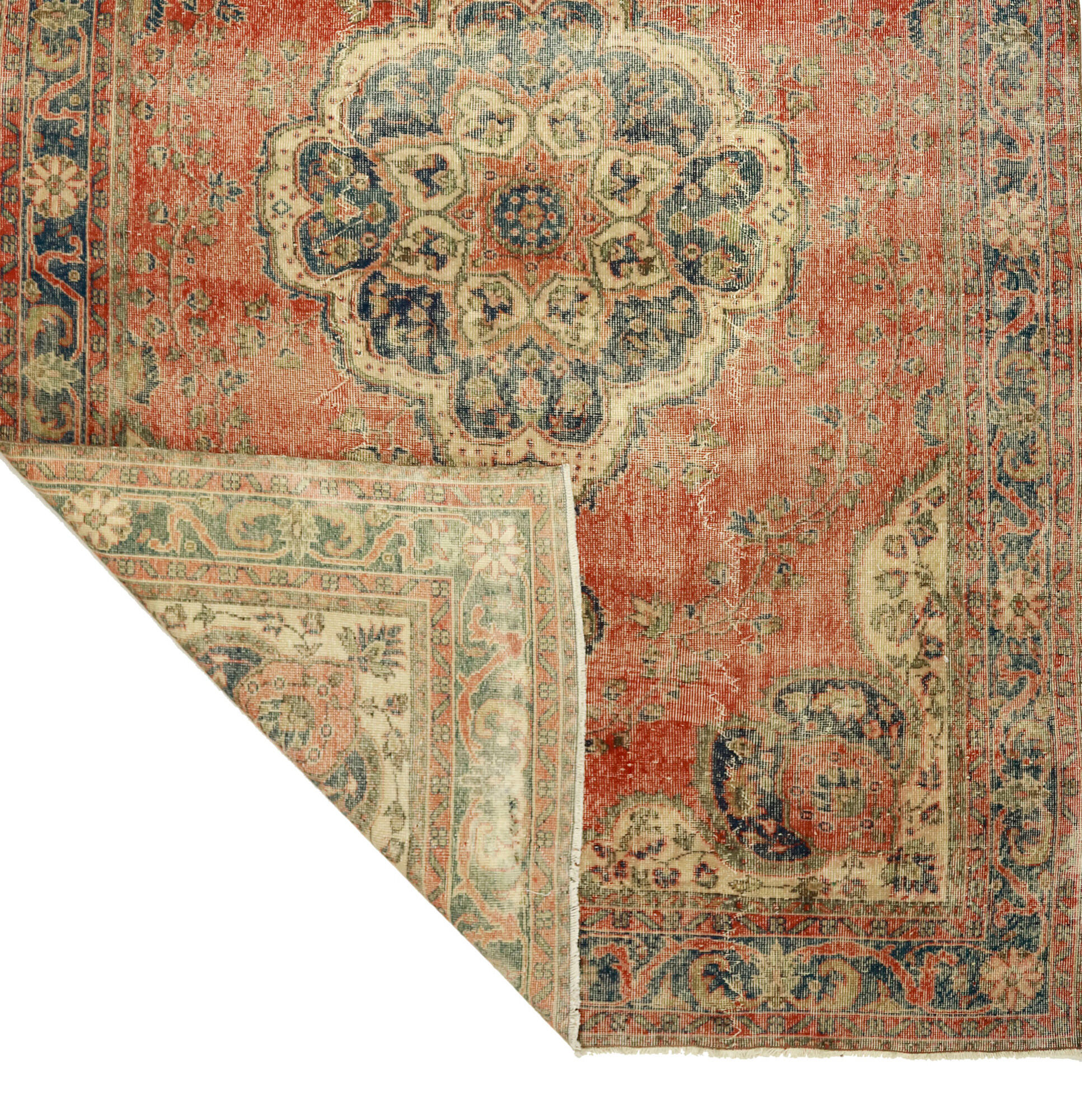 Anatolian handmade vintage rug 317 cm x 206 cm