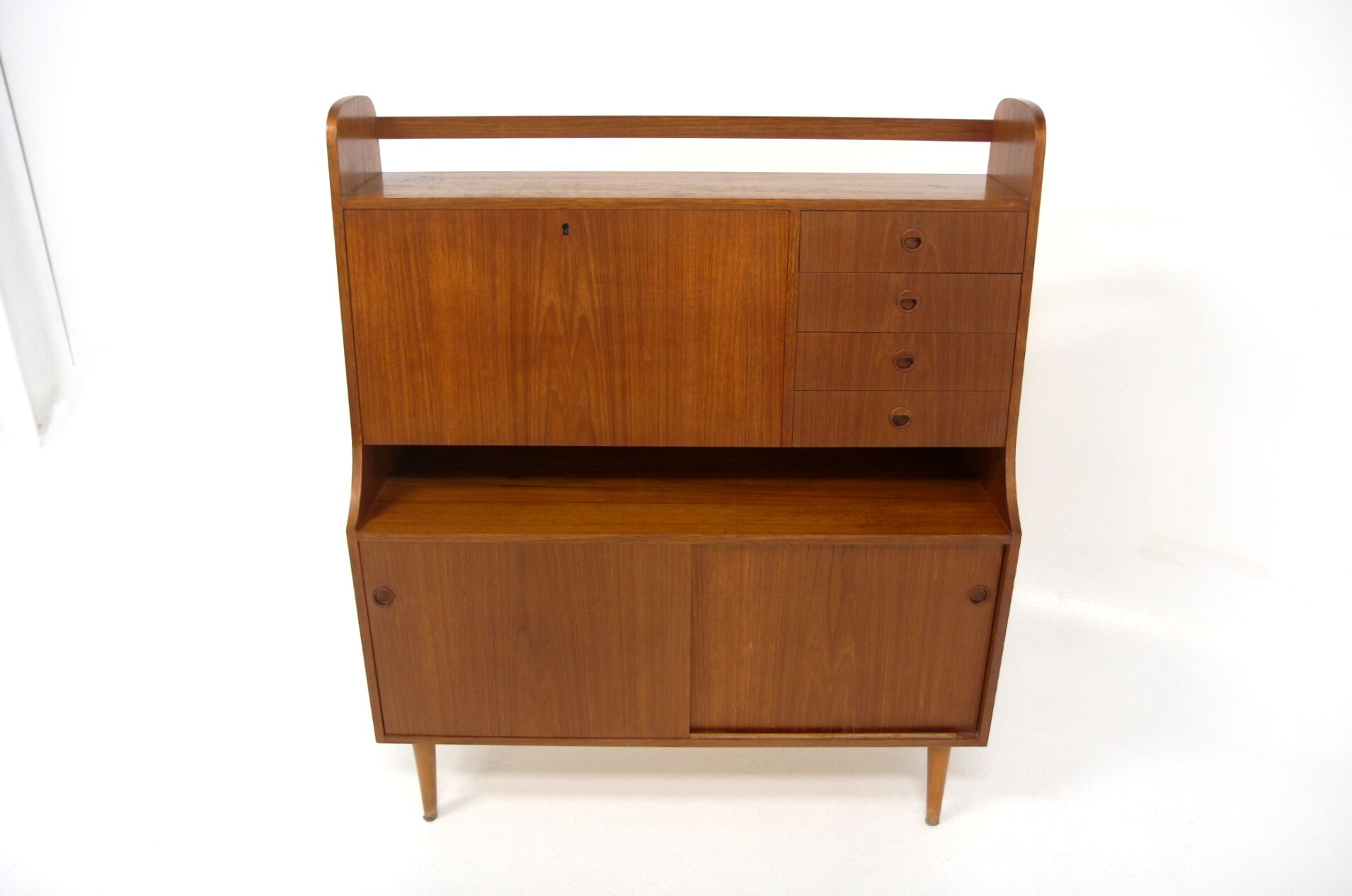 Scandinavian teak secretary, Sweden, 1960