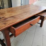 Old oak farm table