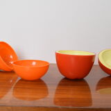 Set of mid-century plastic boxes,1970's