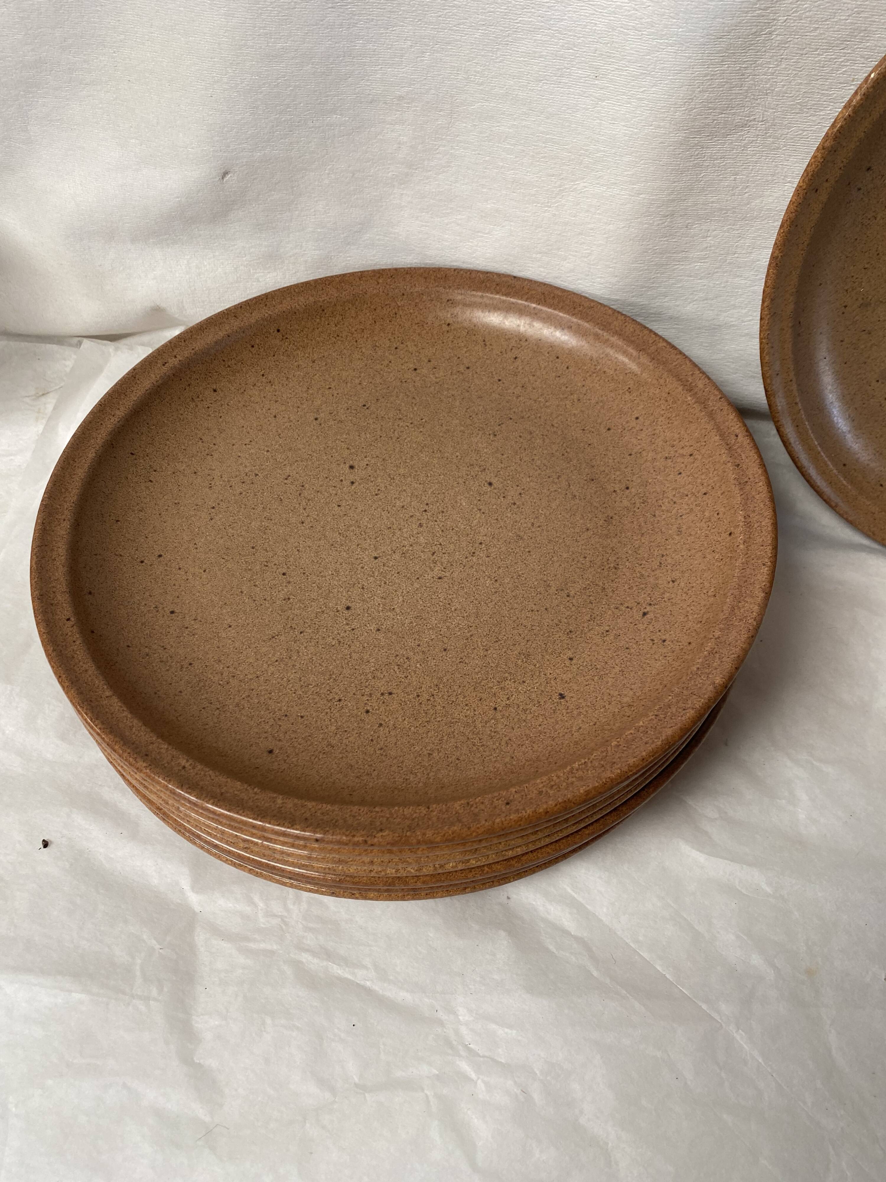 Set of 8 plates Sarreguemines