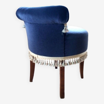 seat - stool - pouf - vintage - quality velvet
