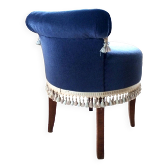 seat - stool - pouf - vintage - quality velvet