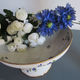 French antique porcelain fruit bowl by E. Bourgeois