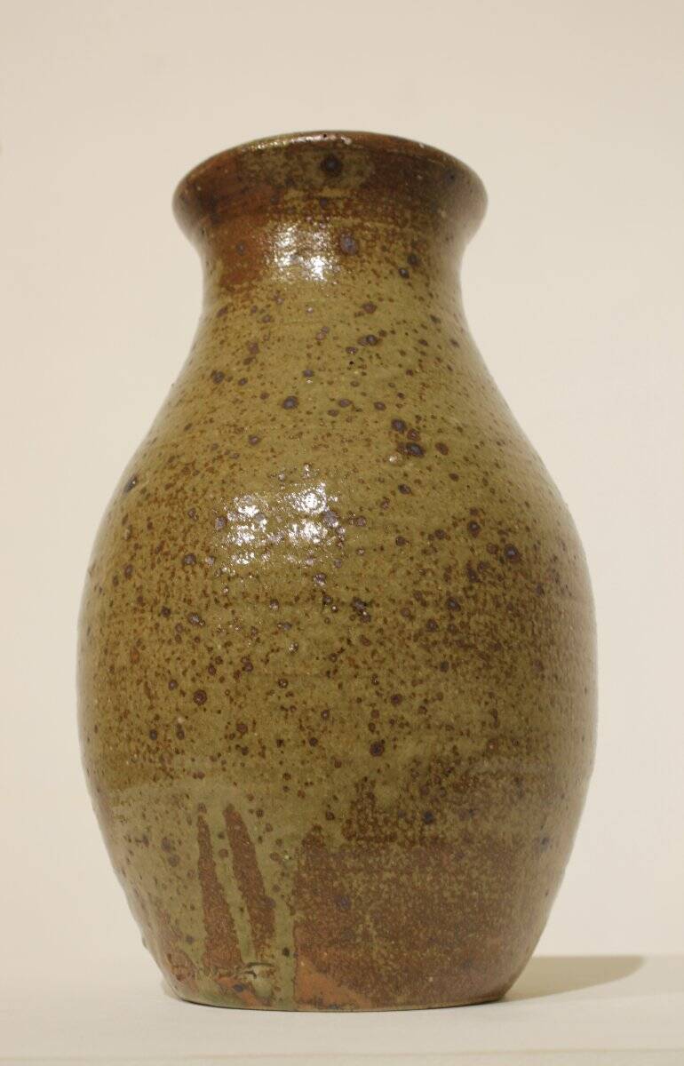 Important vase en grès pyrité de Guy Baudat (1938-2019)