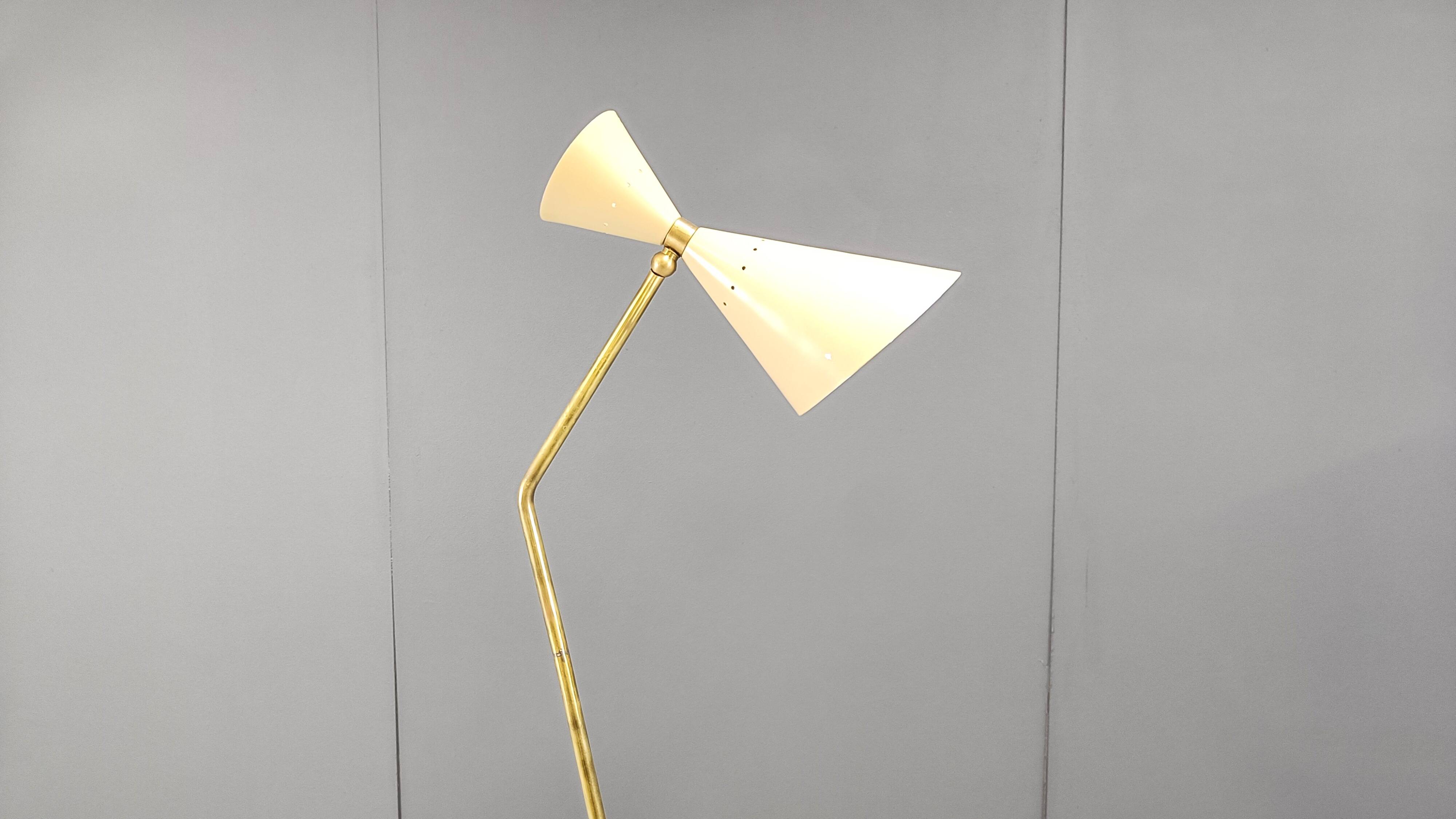 Vintage diabolo floor lamp, 1960s
