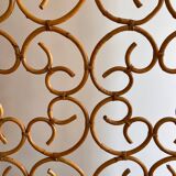 Italian three-leaf bamboo screen 1970