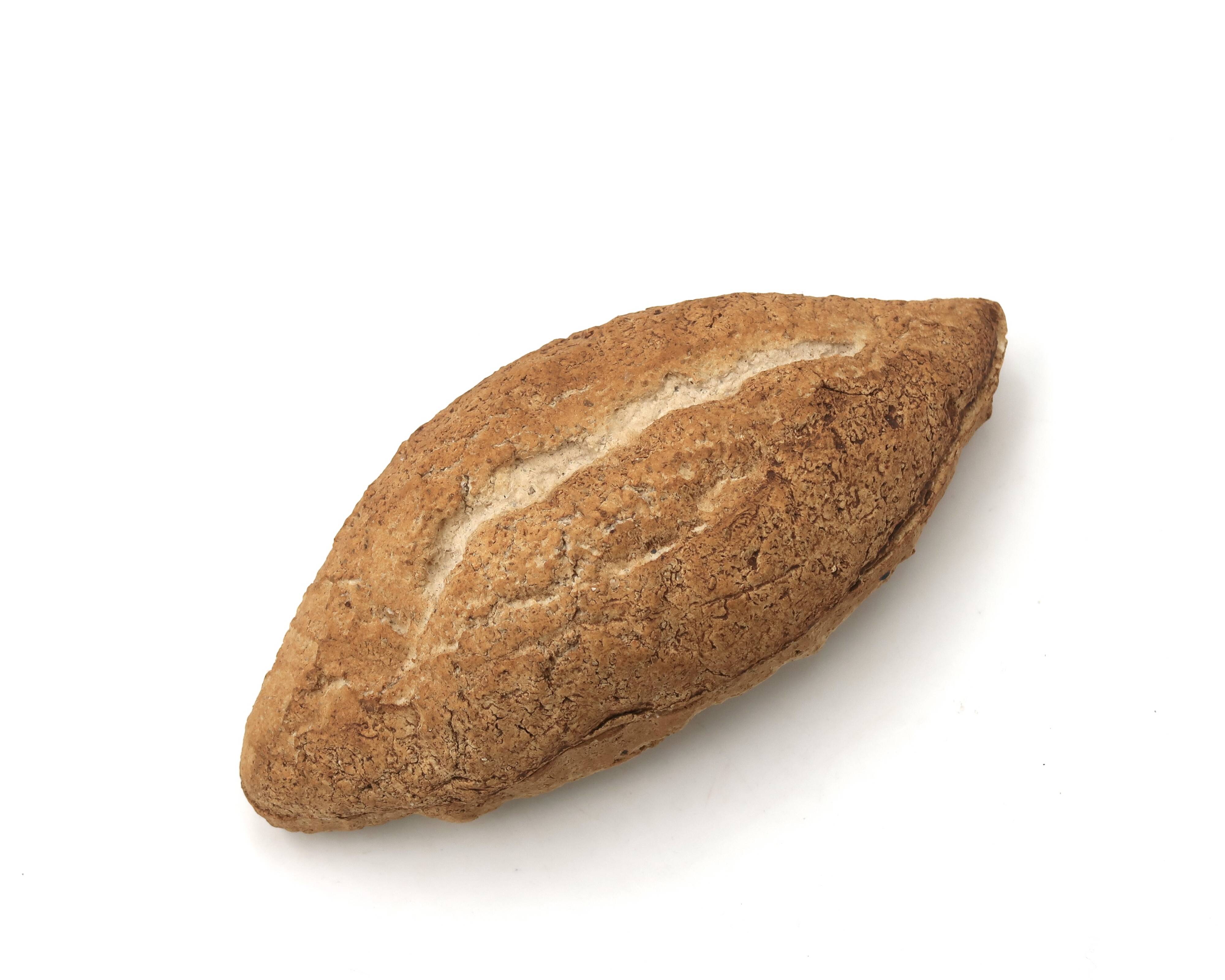Pierre Baey's trompe l'oeil ceramic trinket tray in the shape of a loaf of bread