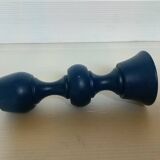 Scandinavian style blue wooden candle holder