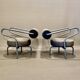 Pair of designer armchairs "the natural choice".