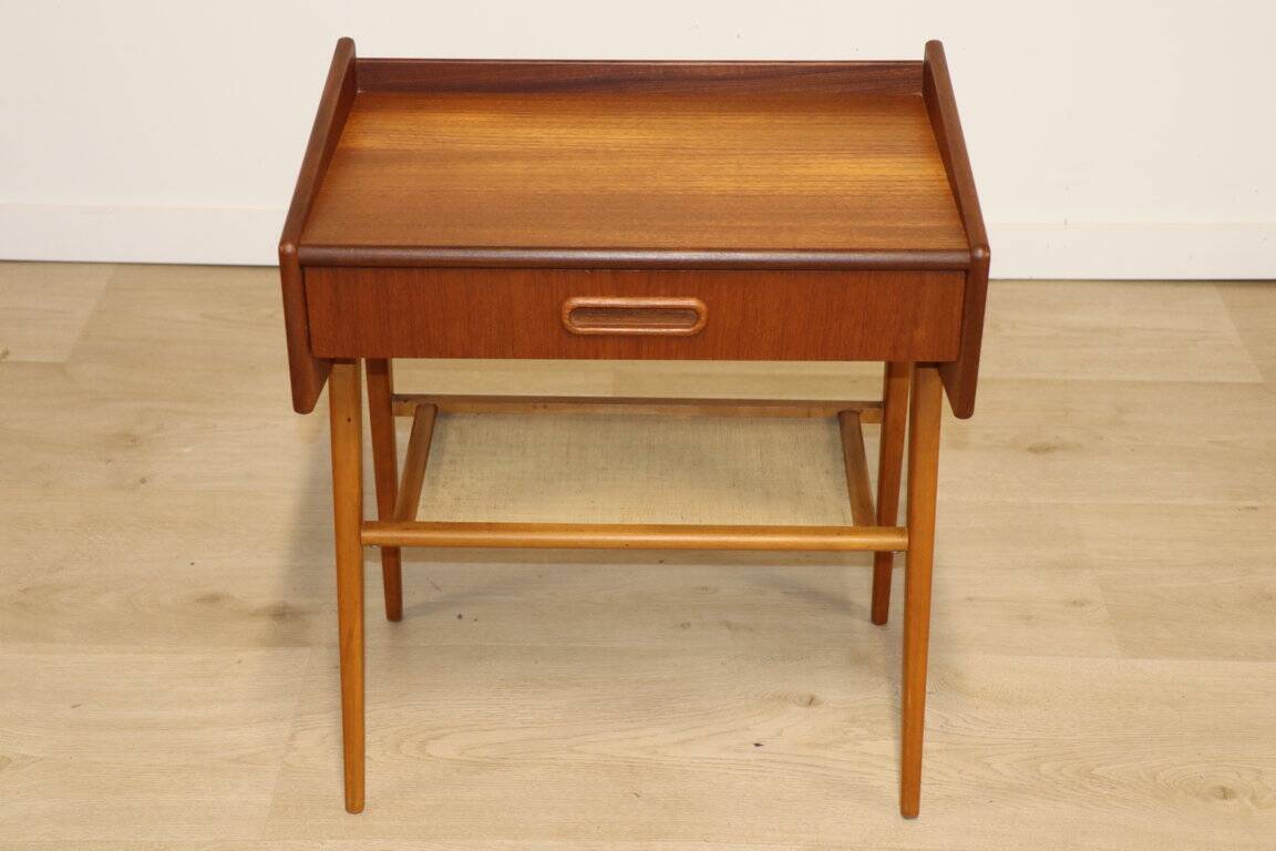 Scandinavian teak bedside table, 1960