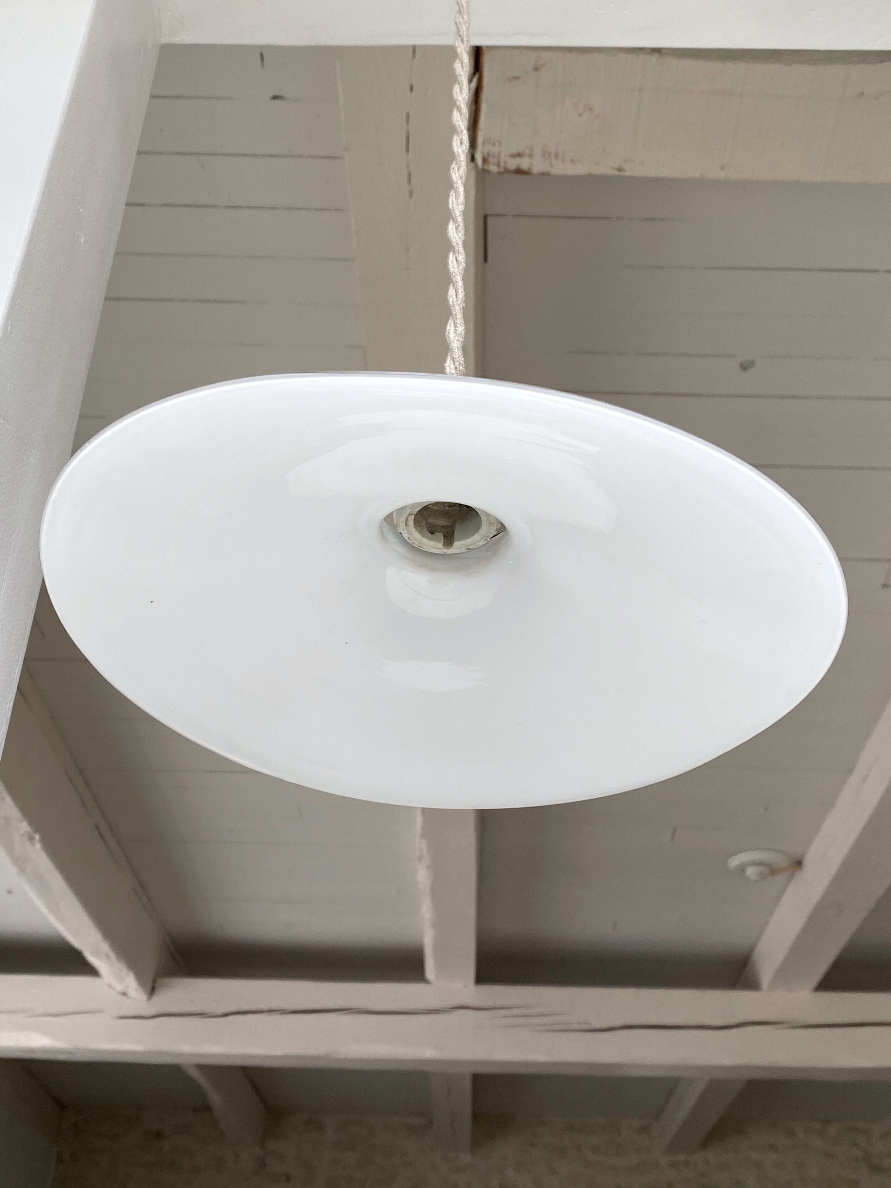 Opaline pendant light