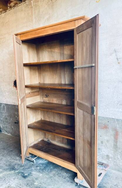 Parisian blond wood wardrobe