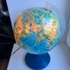 Globe terrestre lumineux années 70