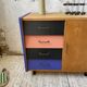 Meuble commode colorée années 60