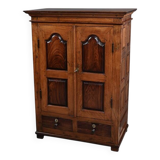 Small Teak and Rosewood Spice Cabinet, Pondicherry, India – Late 19th Century