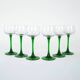 Set of wine glasses, Italian design, 1970s, production: Italy