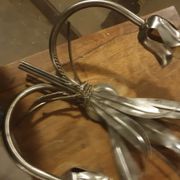 Pair of sconces sheaves of wheat 30x16x50 cm high.