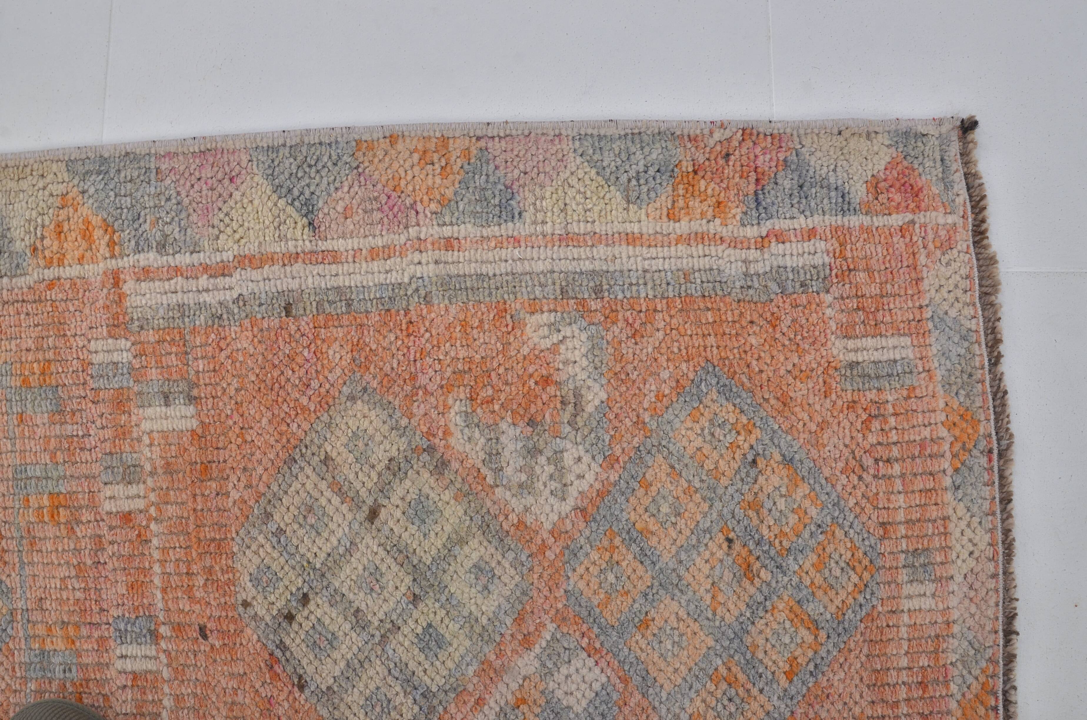 Vintage Decorative Oushak Runner Rug sku 2272