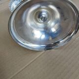 pair of silver-plated bronze candelabra